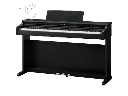 PoulaTo: Kawai KDP120 88-Key Digital Piano with Matching Bench (Premium Satin Black)